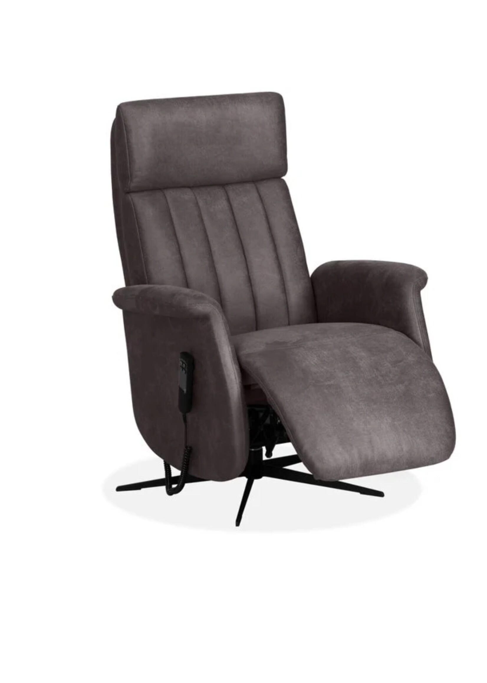 Brussel Relaxfauteuil Brussel Antraciet Accu 2 Motorig