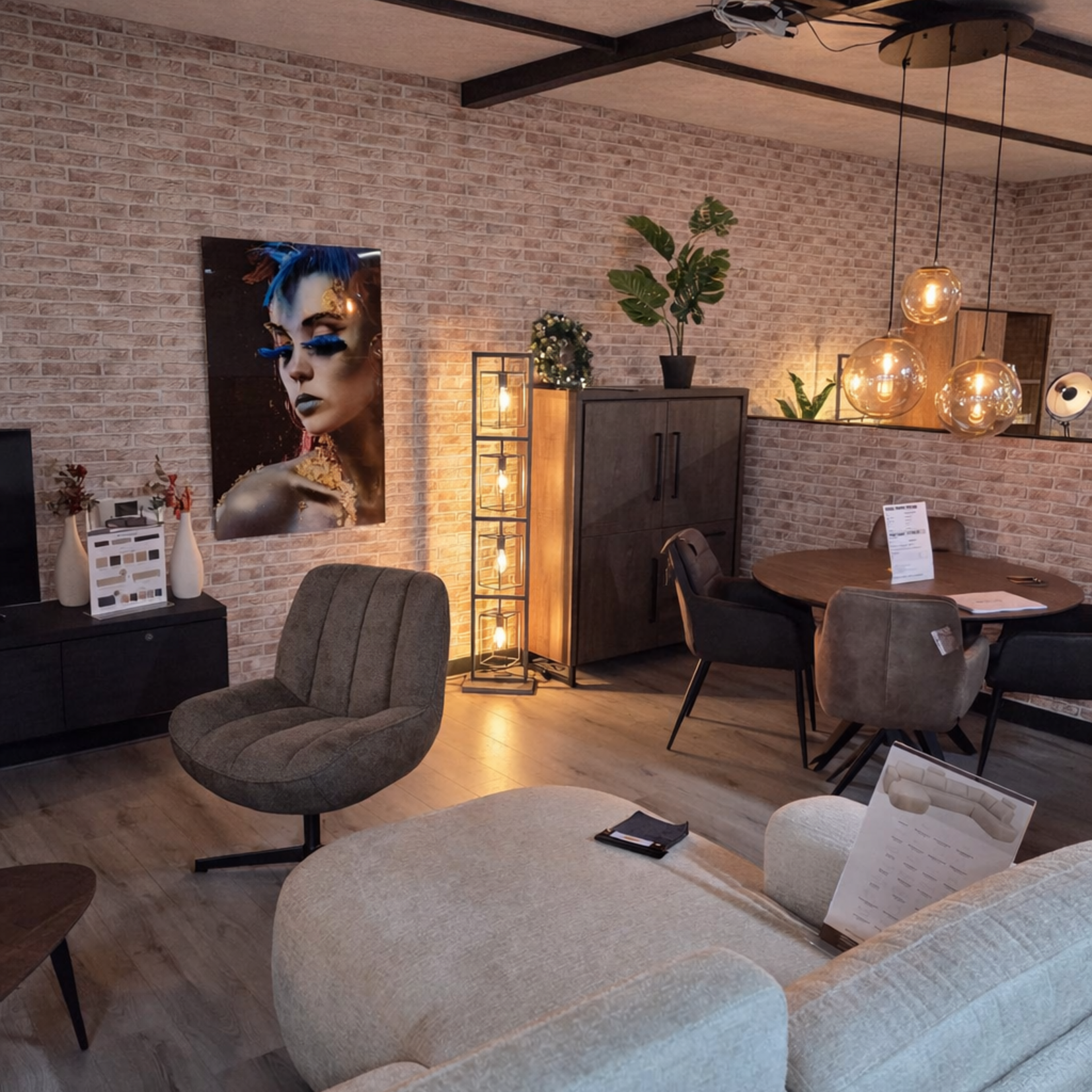 Zuma Fauteuil Zuma – Comfortabele stoel in Movie-stof - Antraciet