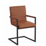 DMW Stoel Kubis cognac