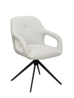 RV Design Move armstoel Stof Sahara Mushroom - Relax functie - frame zwart