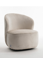 RV Design Sammy Draaifauteuil Stof Loris #01 Cream