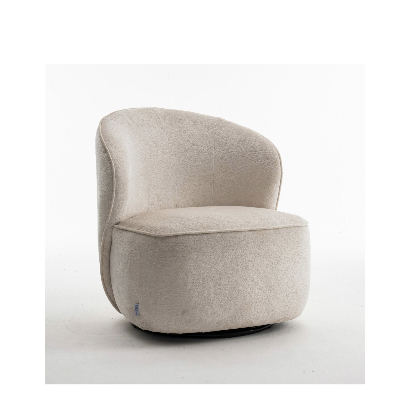 RV Design Sammy Draaifauteuil Stof Loris #01 Cream