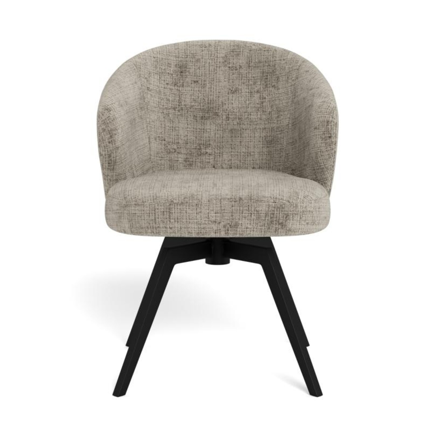 Eetkamerstoel Darlene Grijs 180 graden draaibaar