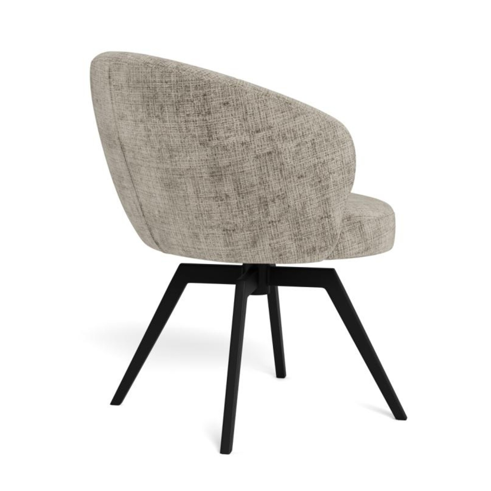 Eetkamerstoel Darlene Grijs 180 graden draaibaar