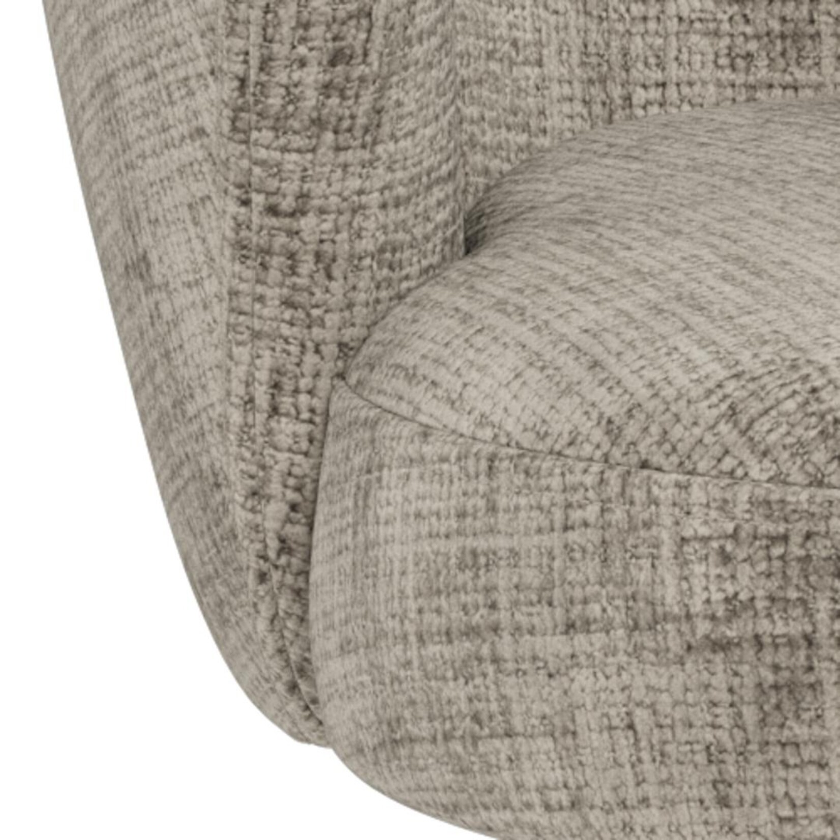 Eetkamerstoel Darlene Grijs 180 graden draaibaar