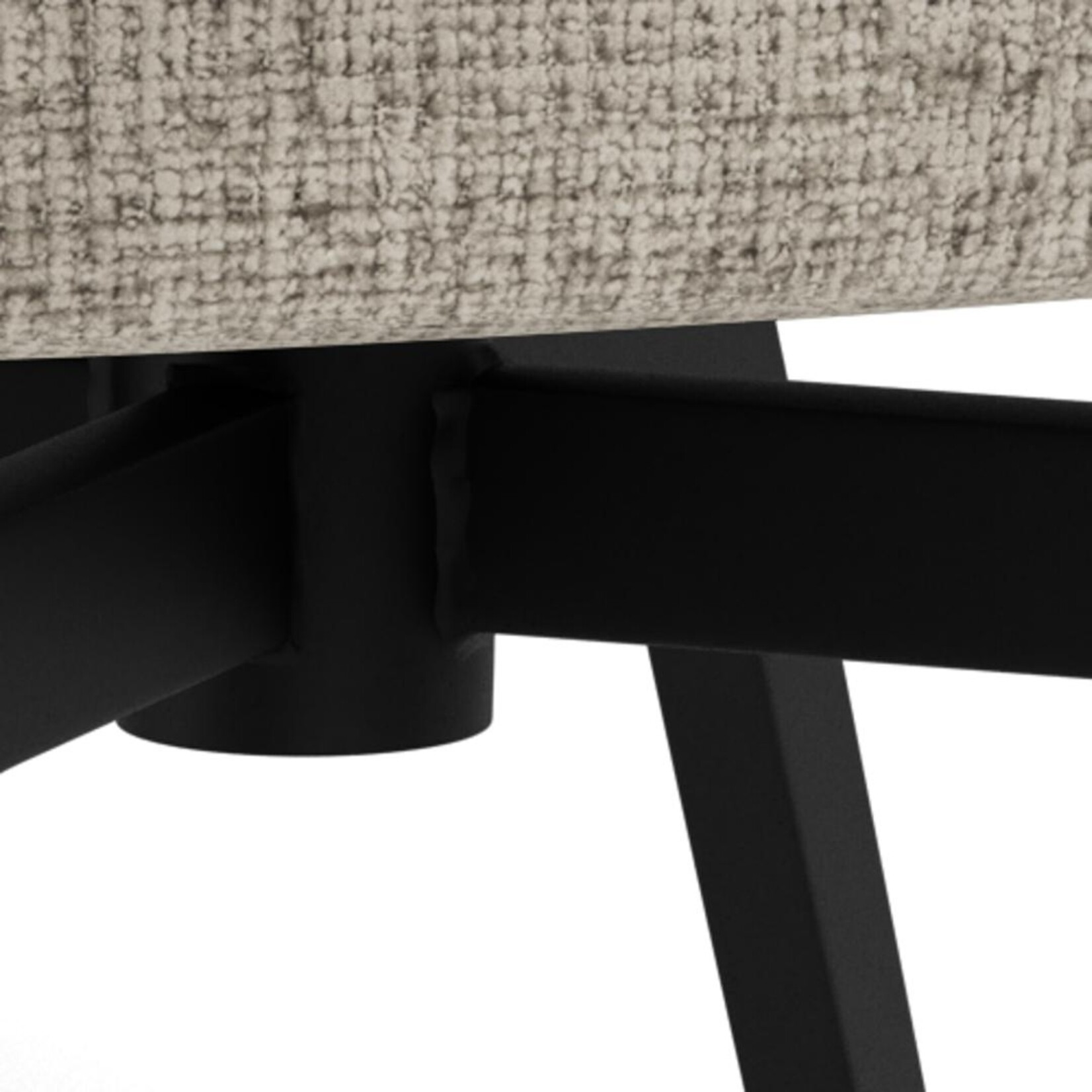 Eetkamerstoel Darlene Grijs 180 graden draaibaar