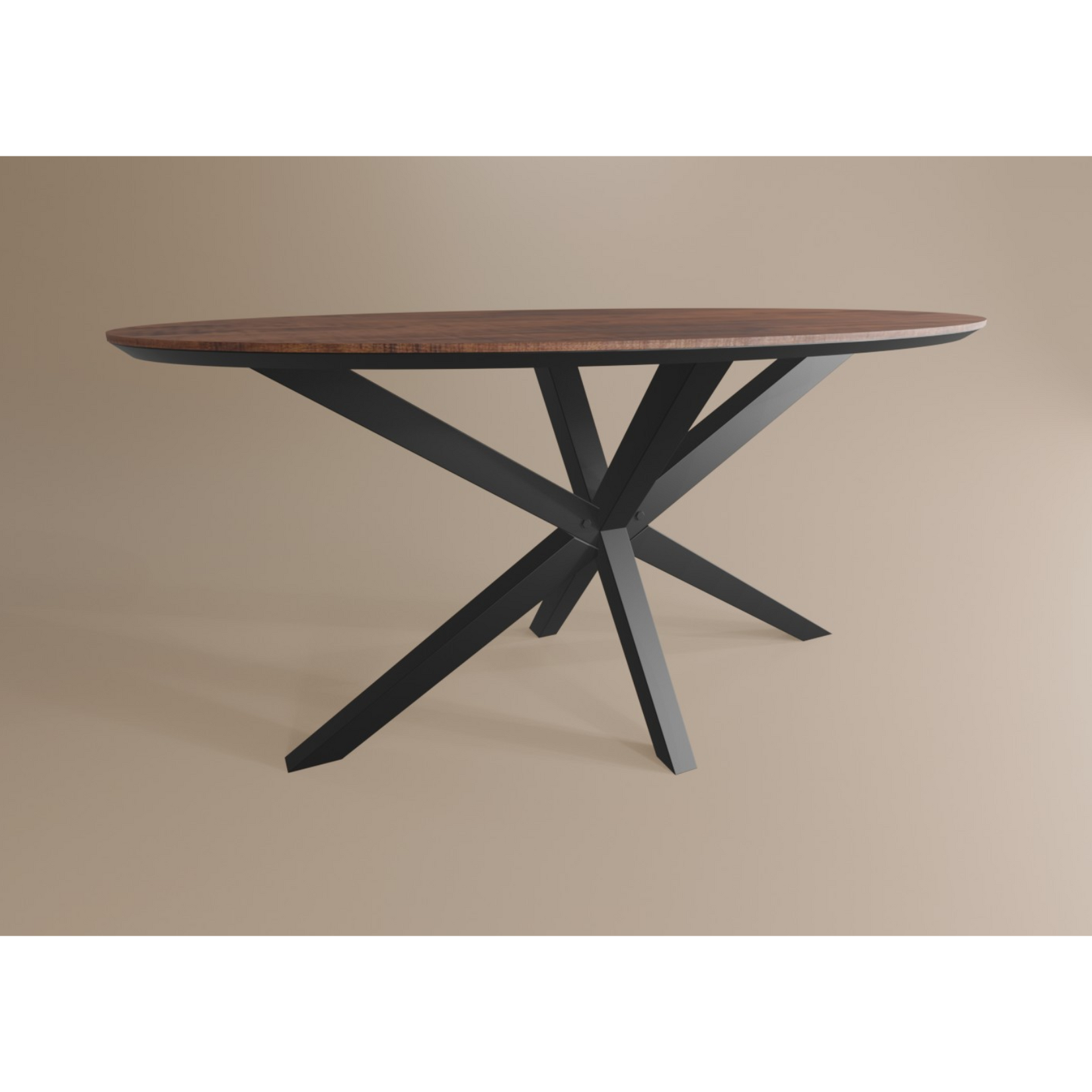 Eettafel Ovaal Lamulux 160 x 92 x 77