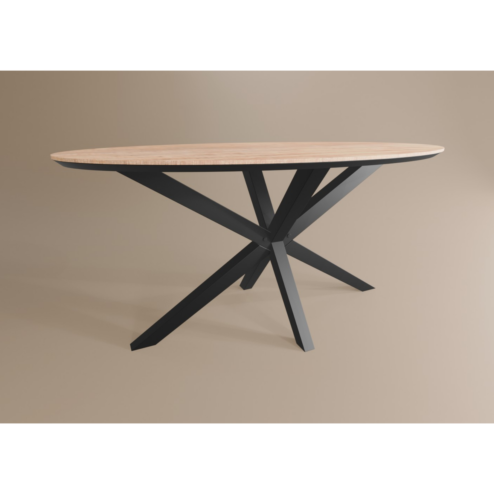 Eettafel Ovaal Lamulux 160 x 92 x 77