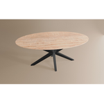 Eettafel Ovaal Lamulux 160 x 92 x 77