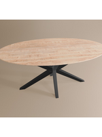 Eettafel Ovaal Lamulux 160 x 92 x 77