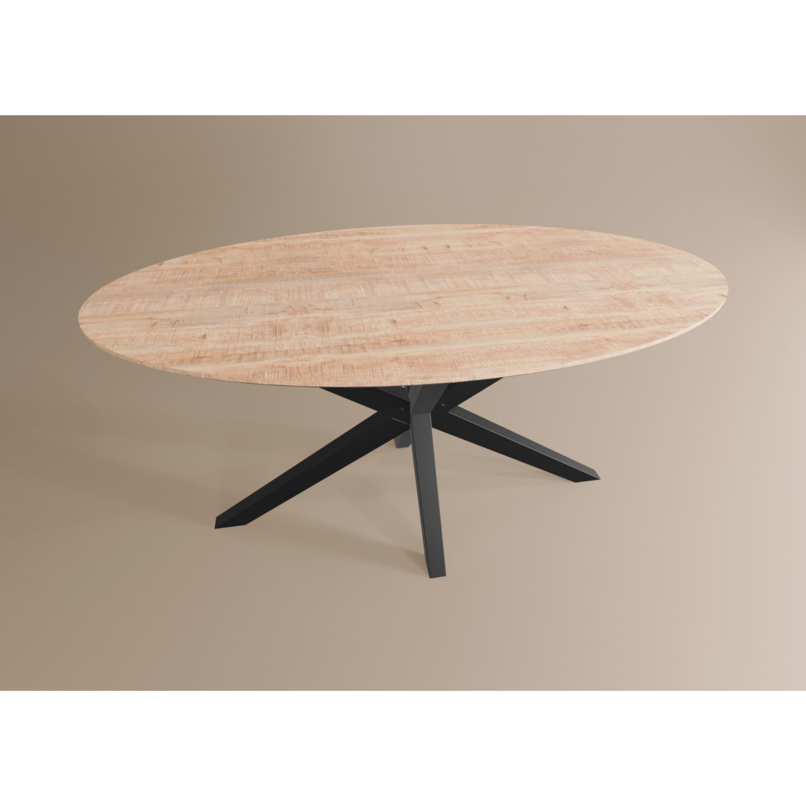 Eettafel Ovaal Lamulux 160 x 92 x 77
