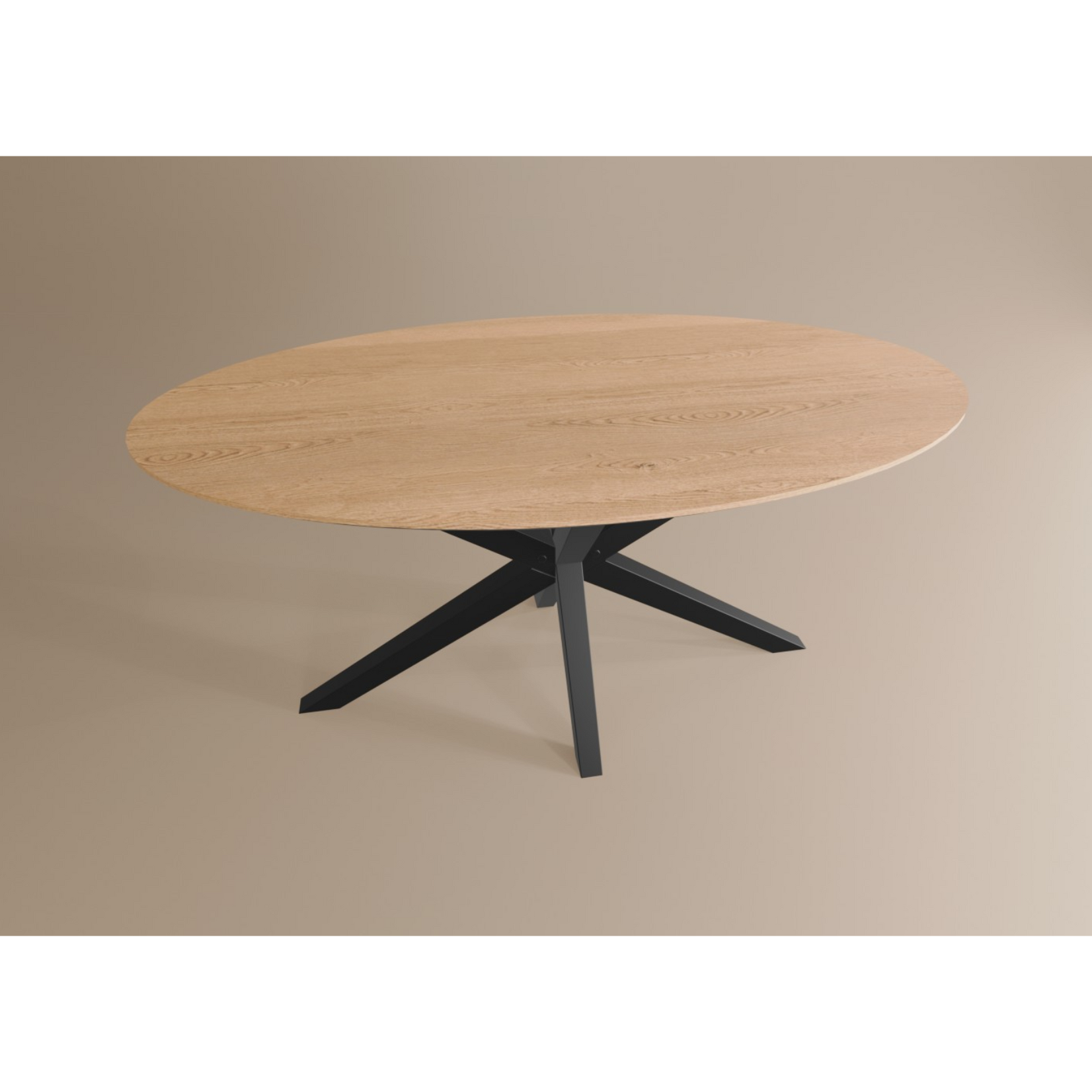 Eettafel Ovaal Lamulux 160 x 92 x 77