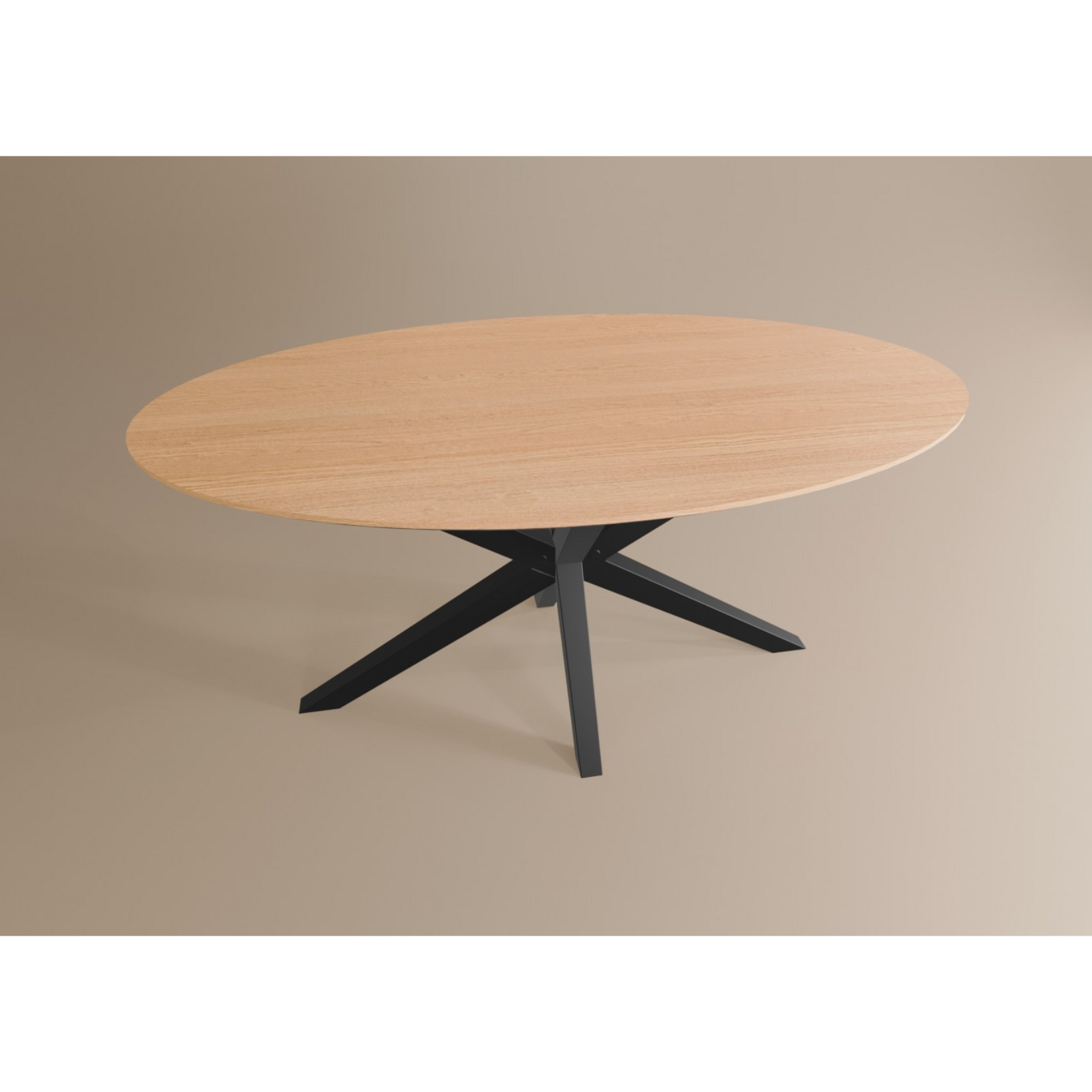 Eettafel Ovaal Lamulux 160 x 92 x 77