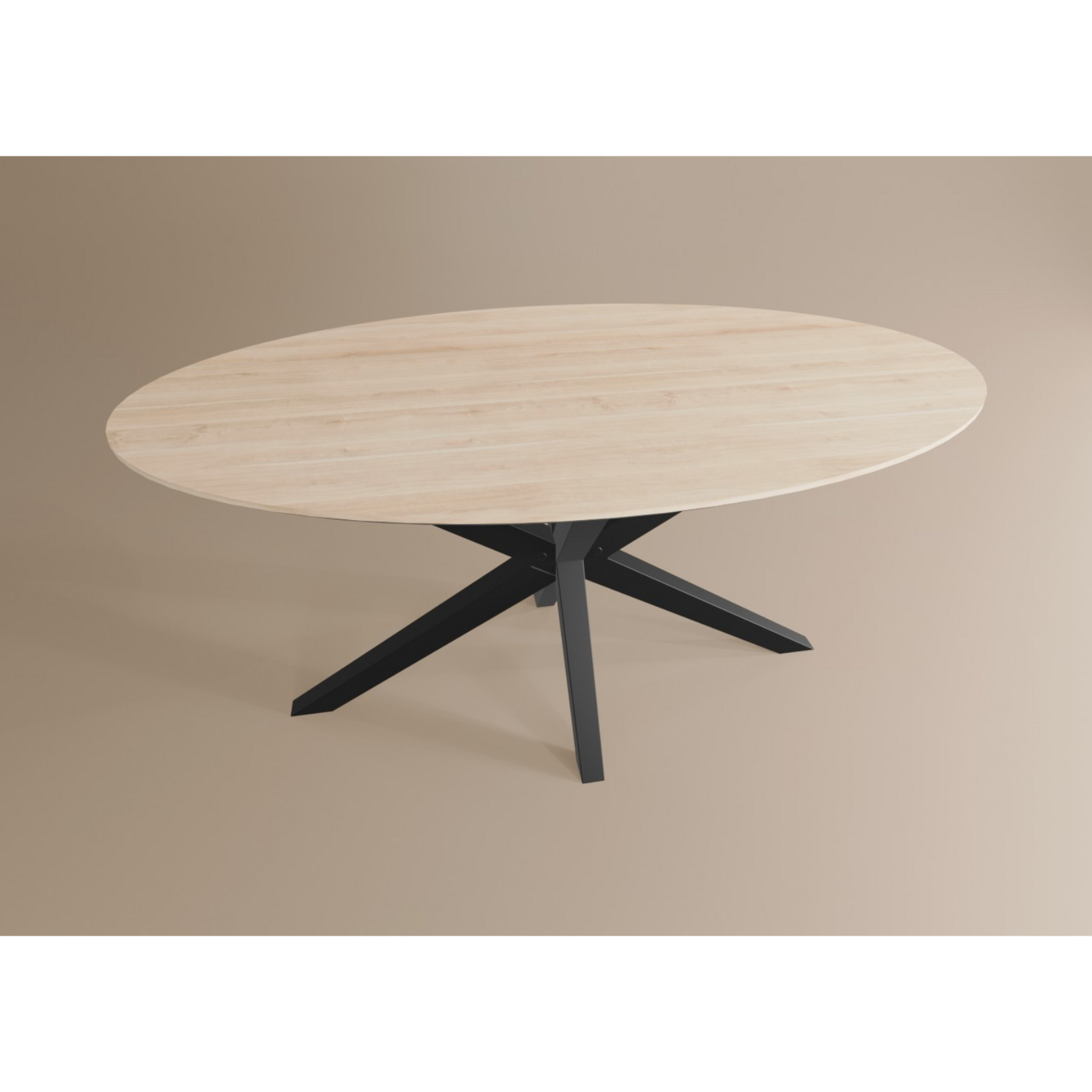 Eettafel Ovaal Lamulux 160 x 92 x 77