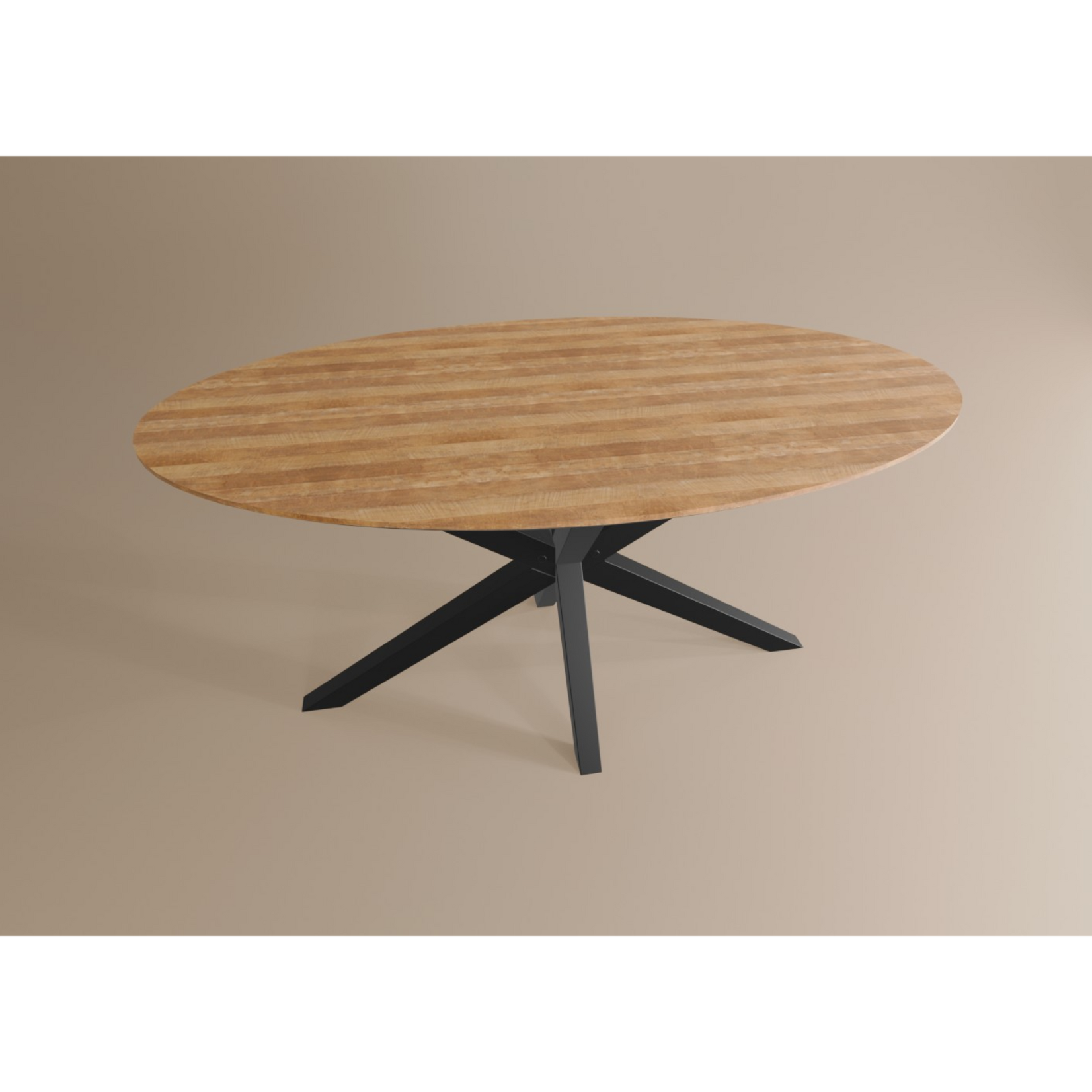 Eettafel Ovaal Lamulux 160 x 92 x 77