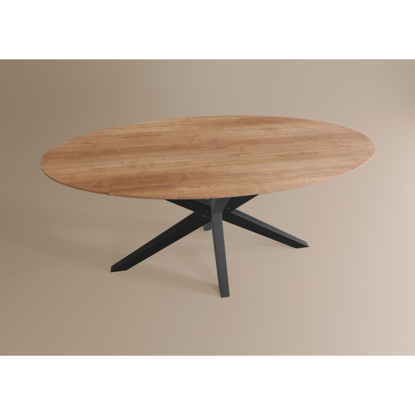 Eettafel Ovaal Lamulux 160 x 92 x 77