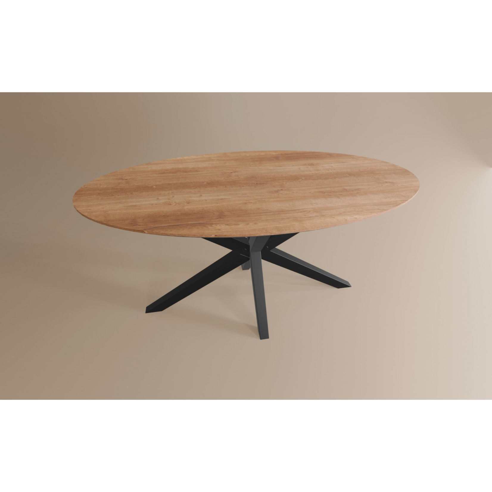 Eettafel Ovaal Lamulux 160 x 92 x 77