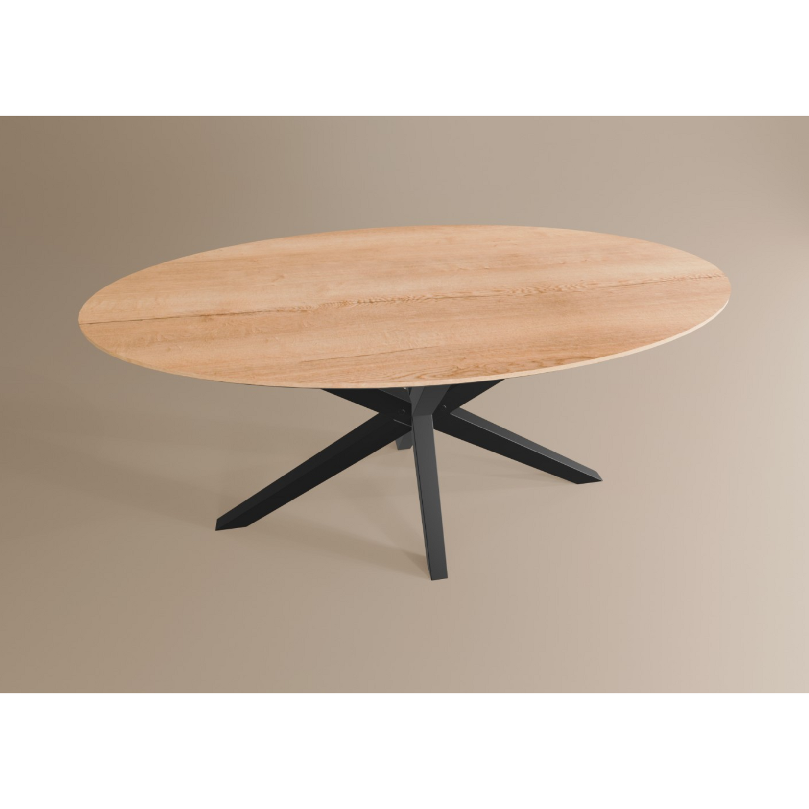 Eettafel Ovaal Lamulux 160 x 92 x 77