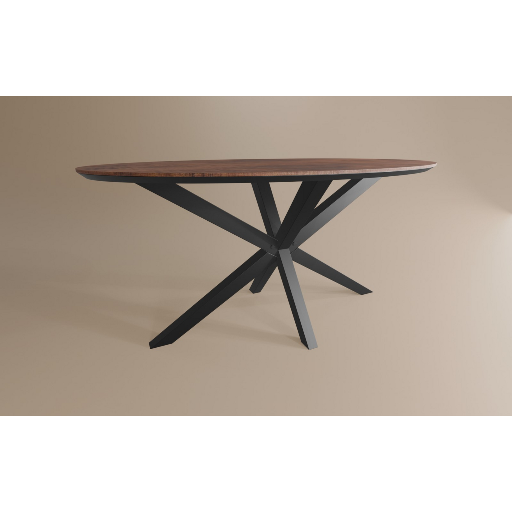 Eettafel Ovaal Lamulux 180 x 102 x 77