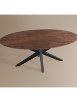 Eettafel Ovaal Lamulux 180 x 102 x 77