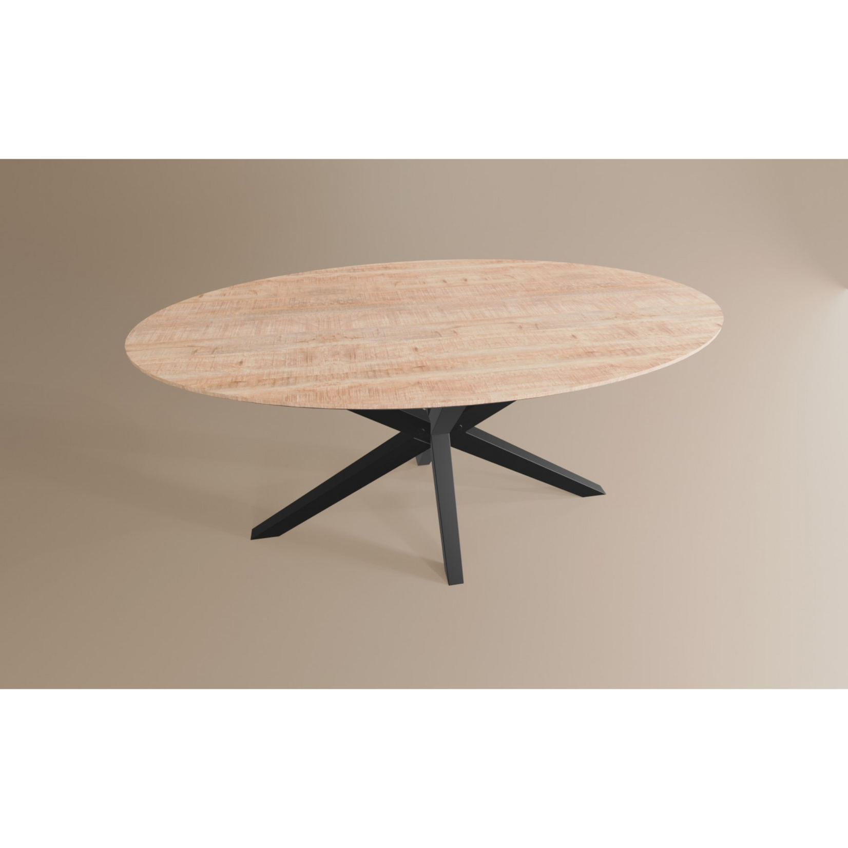 Eettafel Ovaal Lamulux 180 x 102 x 77