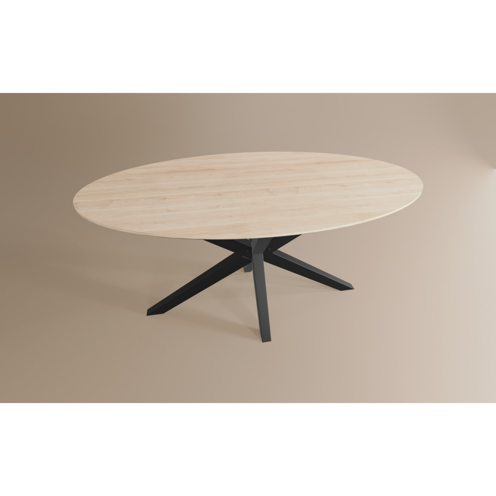 Eettafel Ovaal Lamulux 180 x 102 x 77