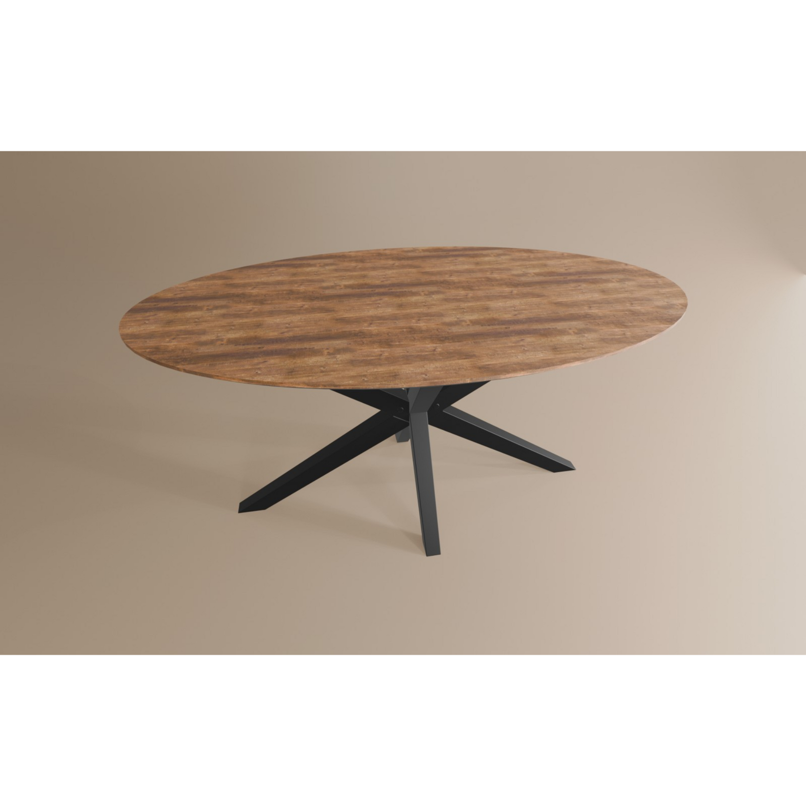 Eettafel Ovaal Lamulux 180 x 102 x 77