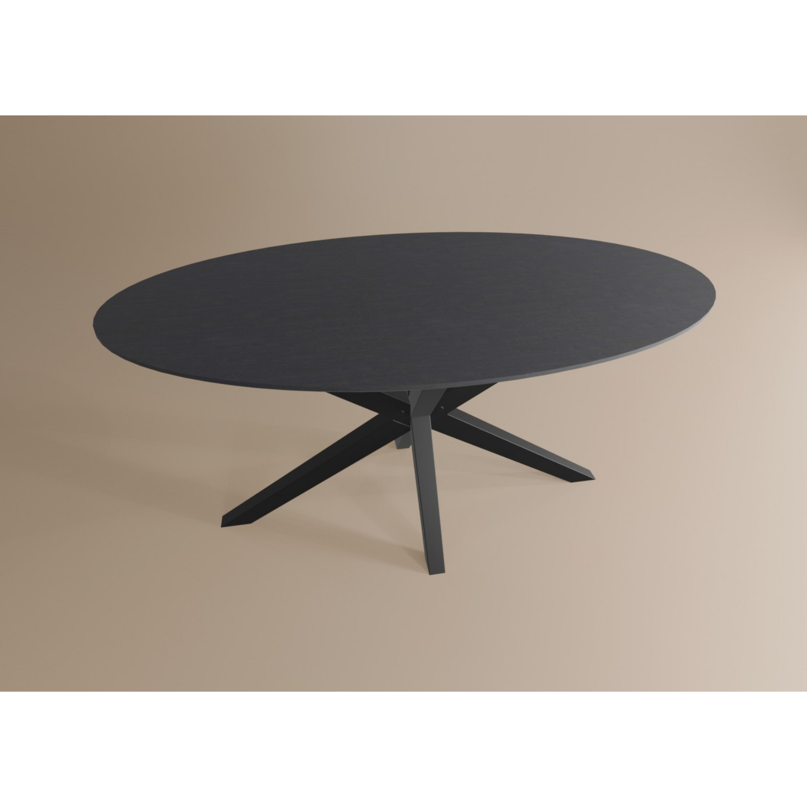 Eettafel Ovaal Lamulux 180 x 102 x 77