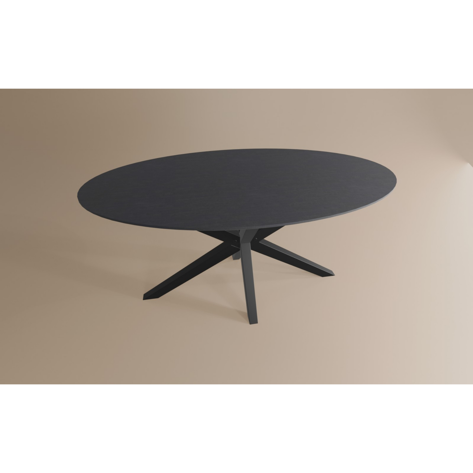 Eettafel Ovaal Lamulux 180 x 102 x 77