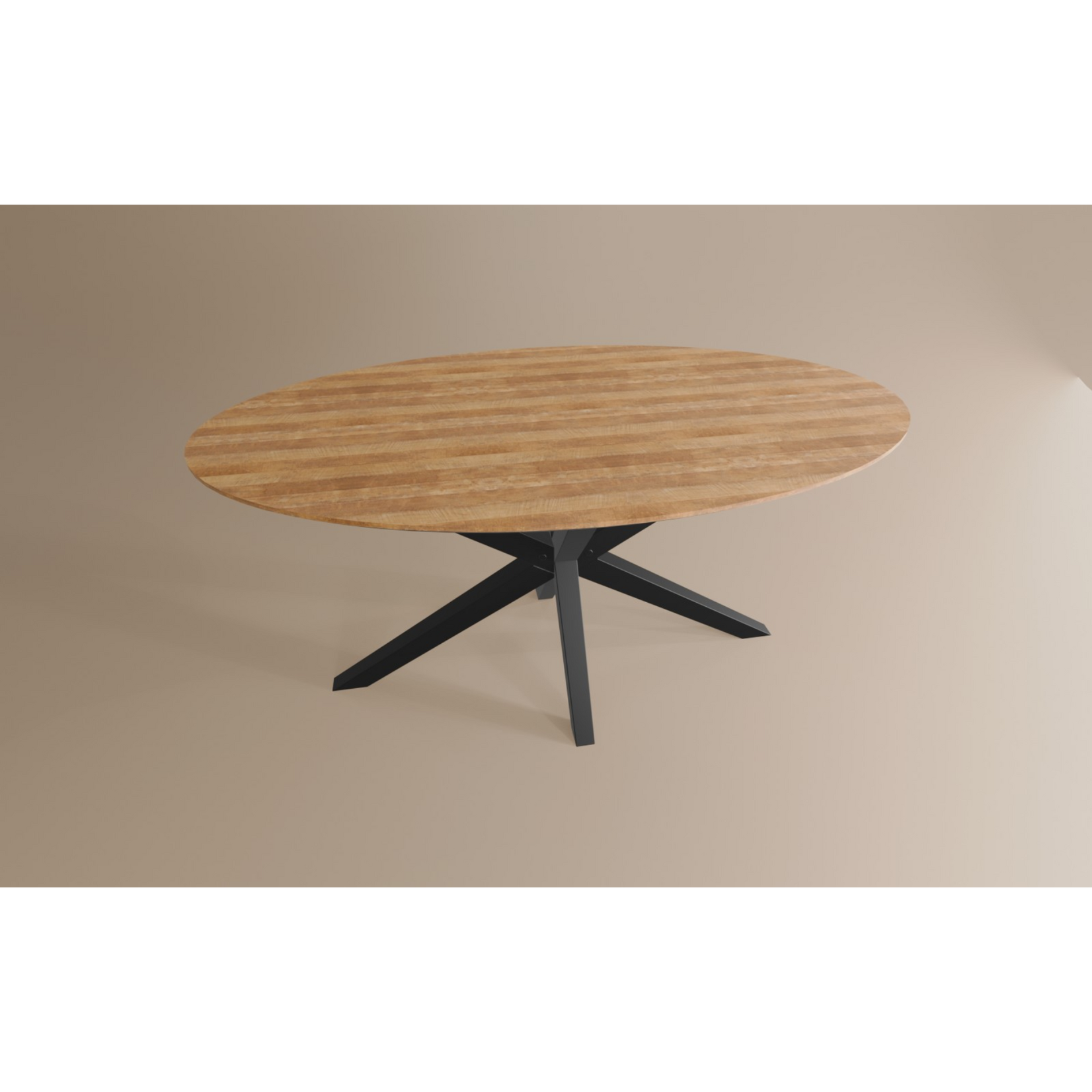Eettafel Ovaal Lamulux 180 x 102 x 77