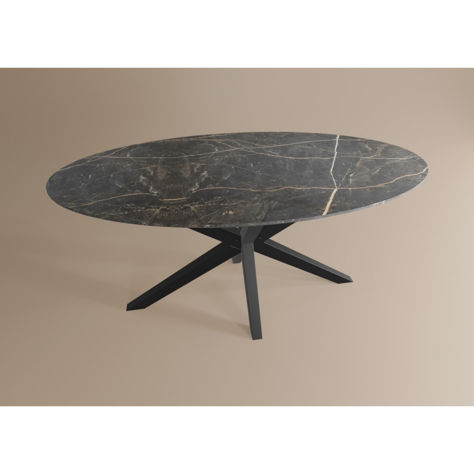 Eettafel Ovaal Lamulux 180 x 102 x 77