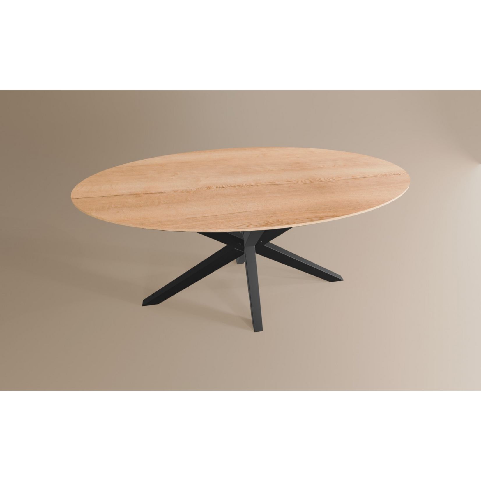 Eettafel Ovaal Lamulux 180 x 102 x 77