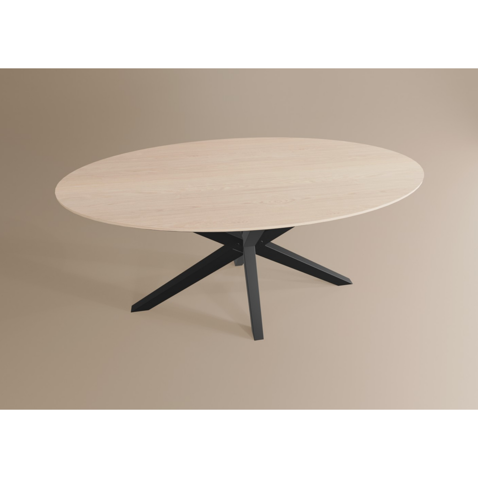 Eettafel Ovaal Lamulux 180 x 102 x 77