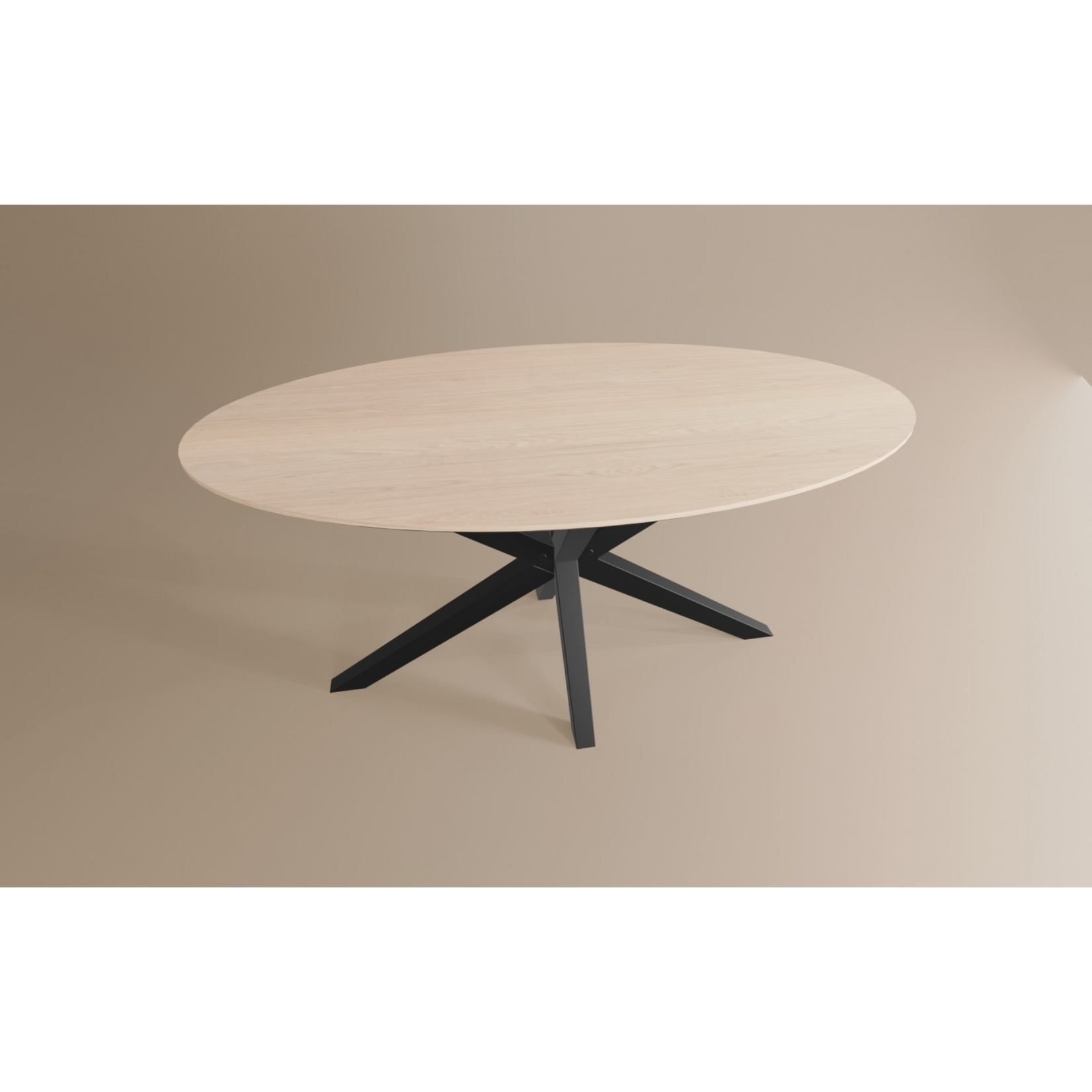 Eettafel Ovaal Lamulux 180 x 102 x 77