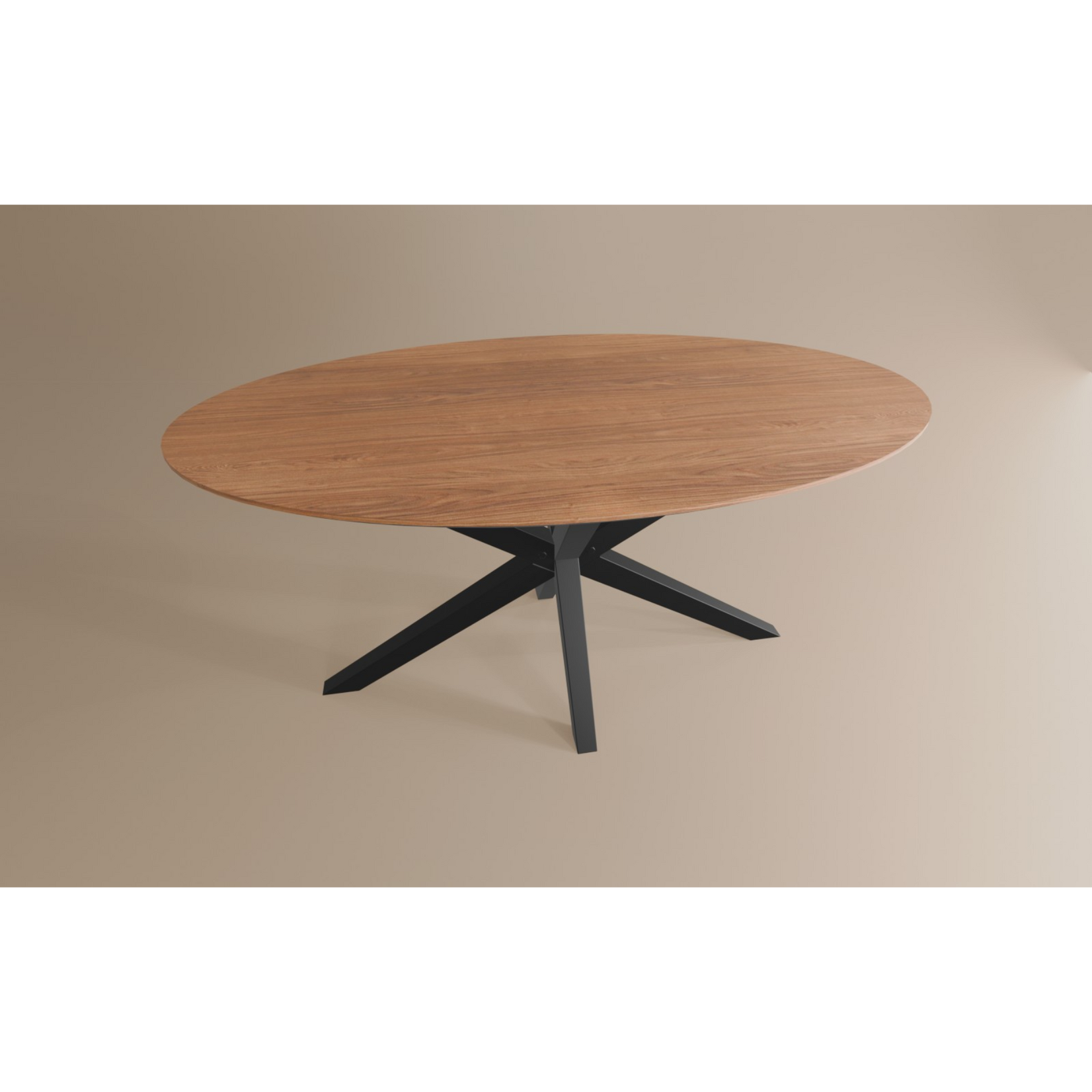 Eettafel Ovaal Lamulux 180 x 102 x 77