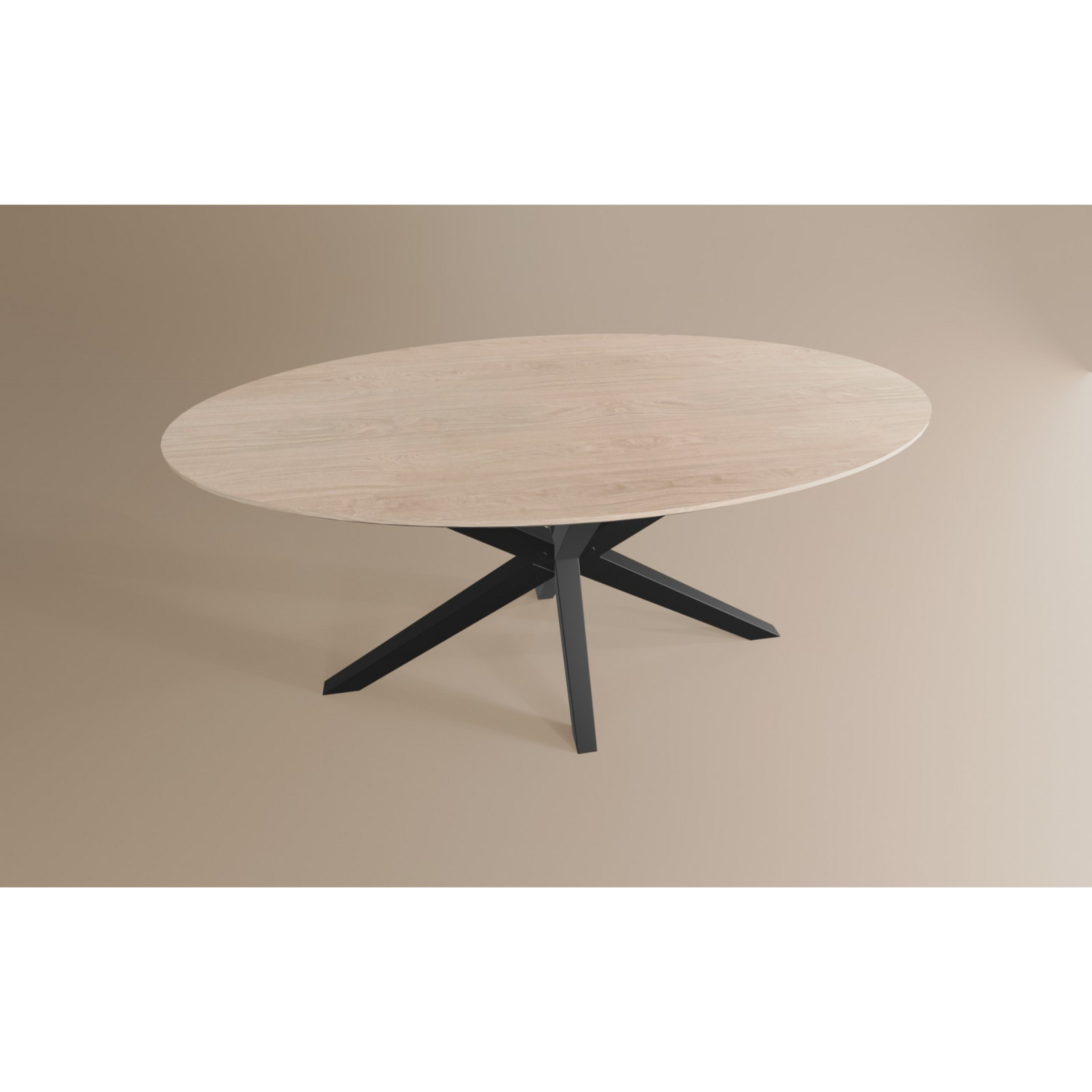 Eettafel Ovaal Lamulux 180 x 102 x 77