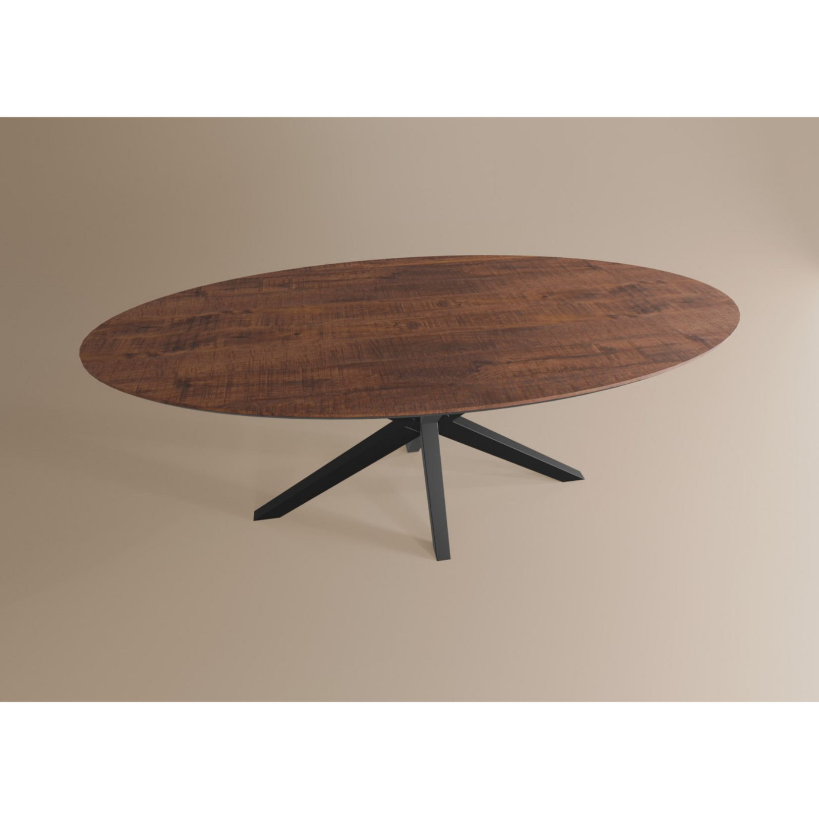 Eettafel Ovaal Lamulux 200 x 102 x 77