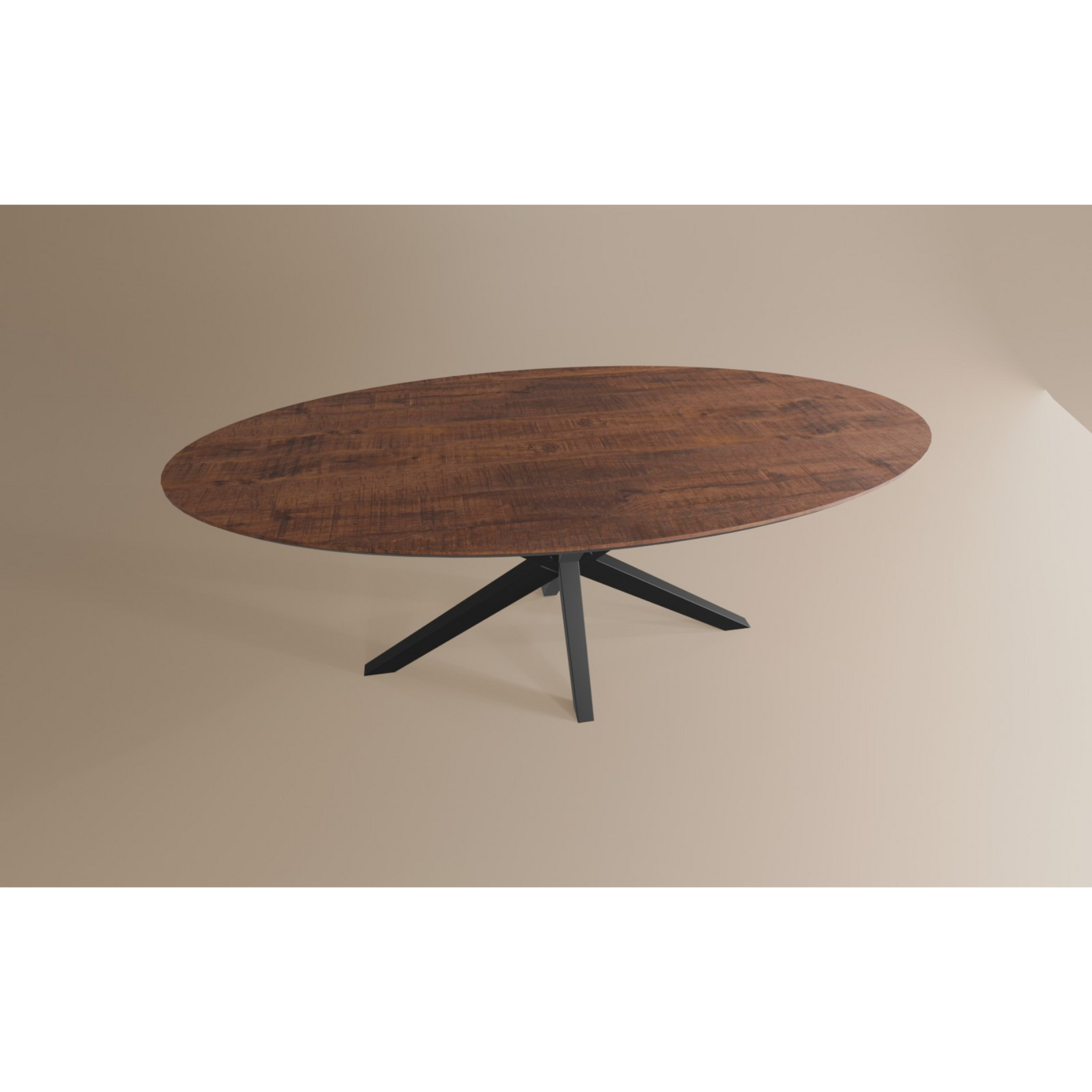 Eettafel Ovaal Lamulux 200 x 102 x 77