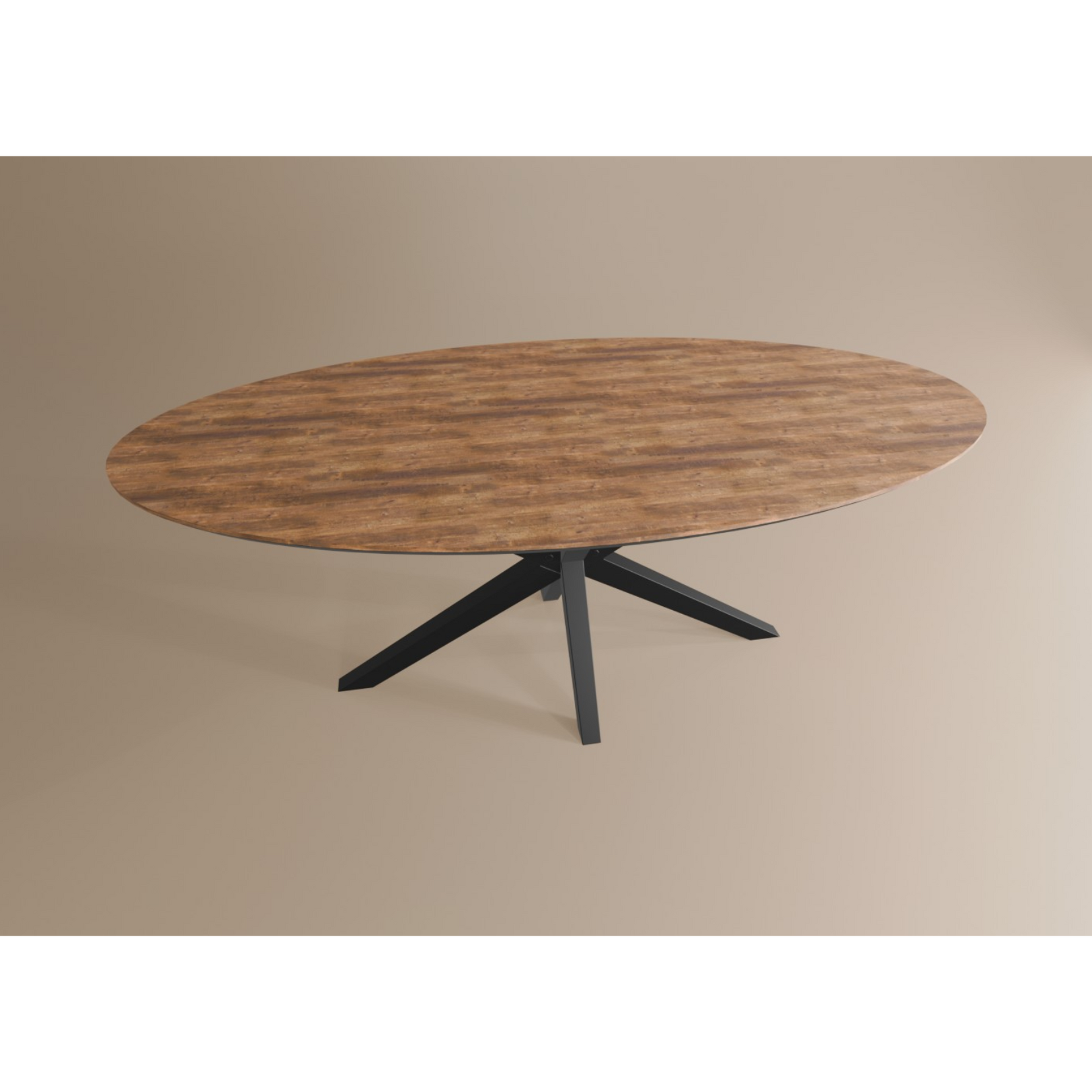 Eettafel Ovaal Lamulux 200 x 102 x 77