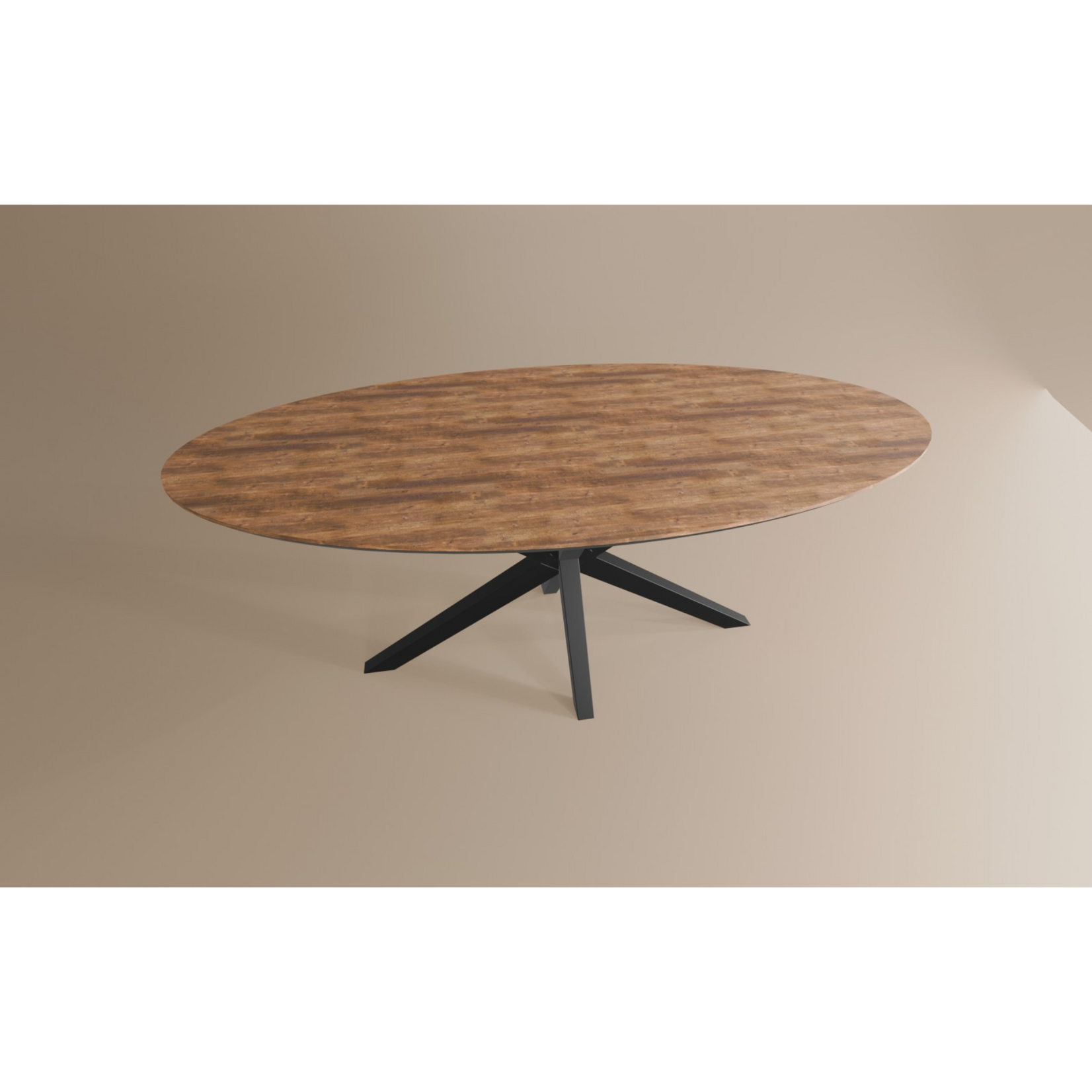 Eettafel Ovaal Lamulux 200 x 102 x 77
