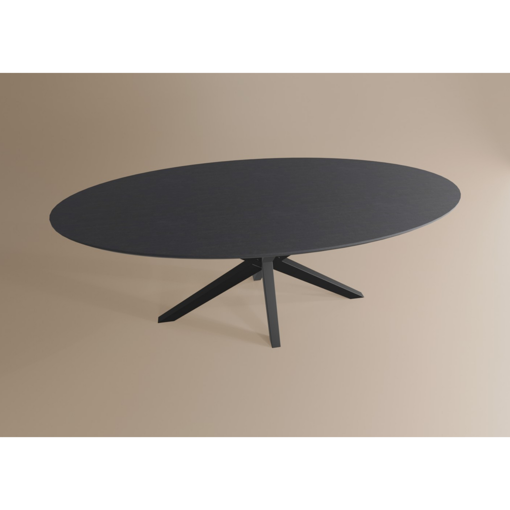Eettafel Ovaal Lamulux 200 x 102 x 77