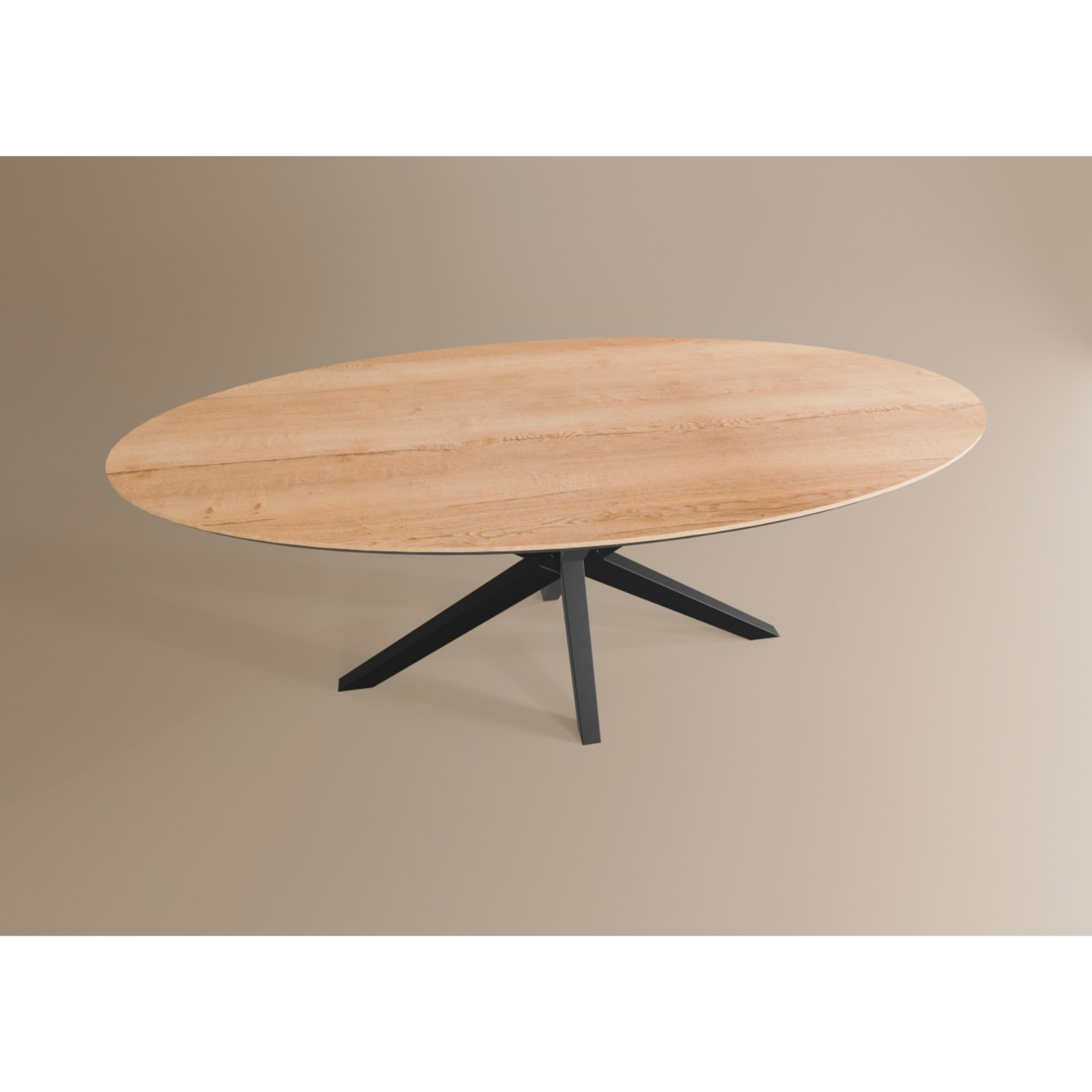 Eettafel Ovaal Lamulux 200 x 102 x 77
