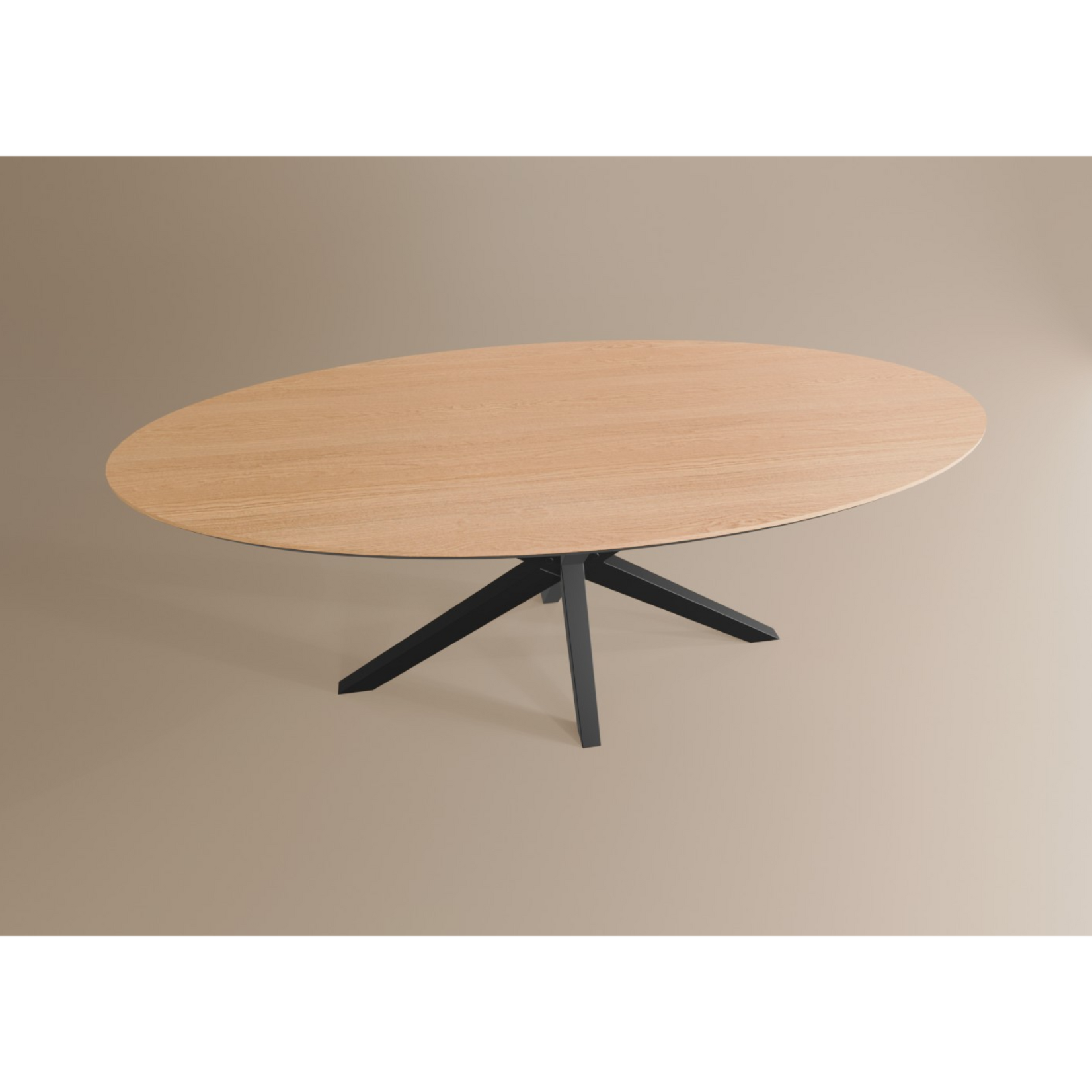 Eettafel Ovaal Lamulux 220 x 120 x 77