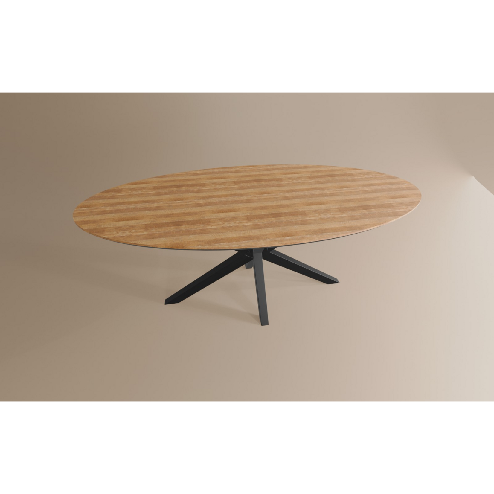 Eettafel Ovaal Lamulux 220 x 120 x 77