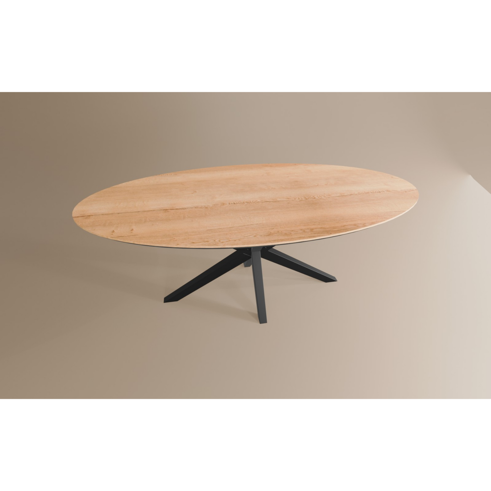 Eettafel Ovaal Lamulux 220 x 120 x 77