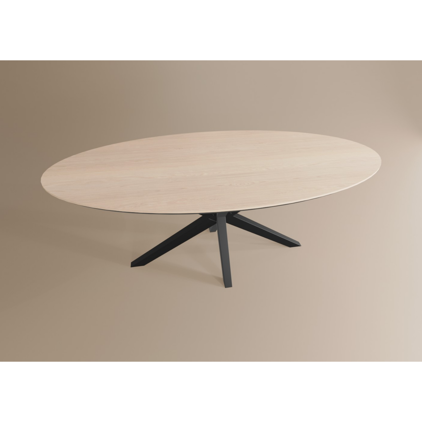 Eettafel Ovaal Lamulux 220 x 120 x 77
