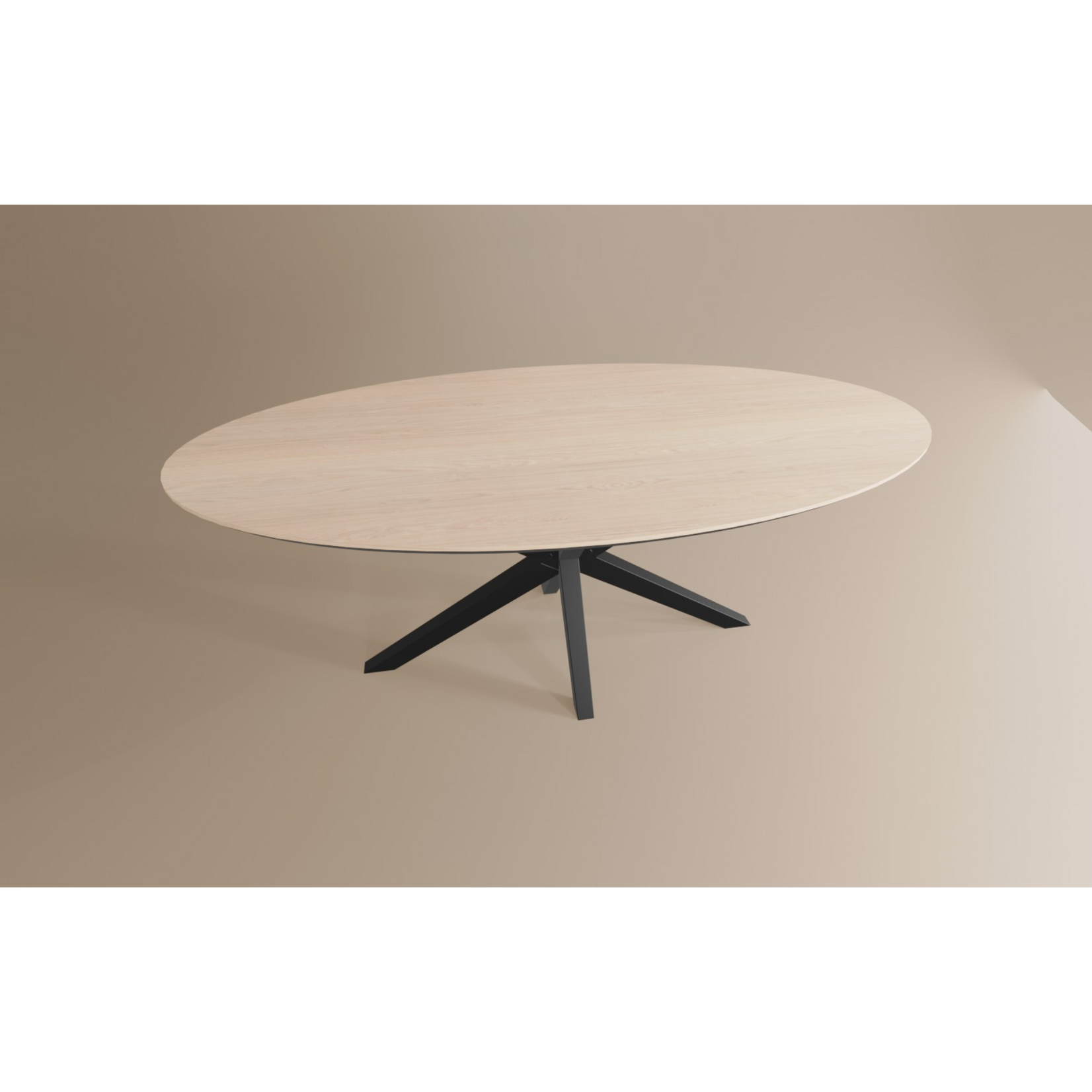 Eettafel Ovaal Lamulux 220 x 120 x 77