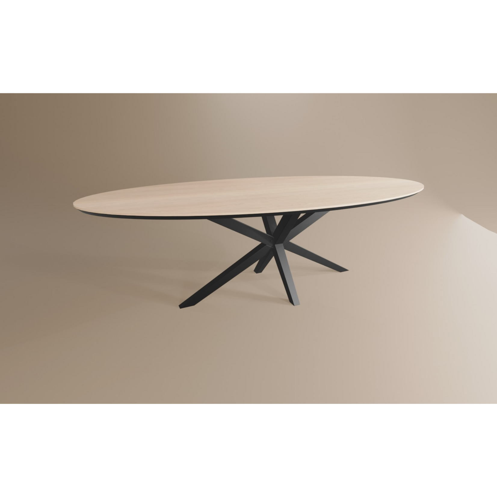 Eettafel Ovaal Lamulux 250 x 128 x 77