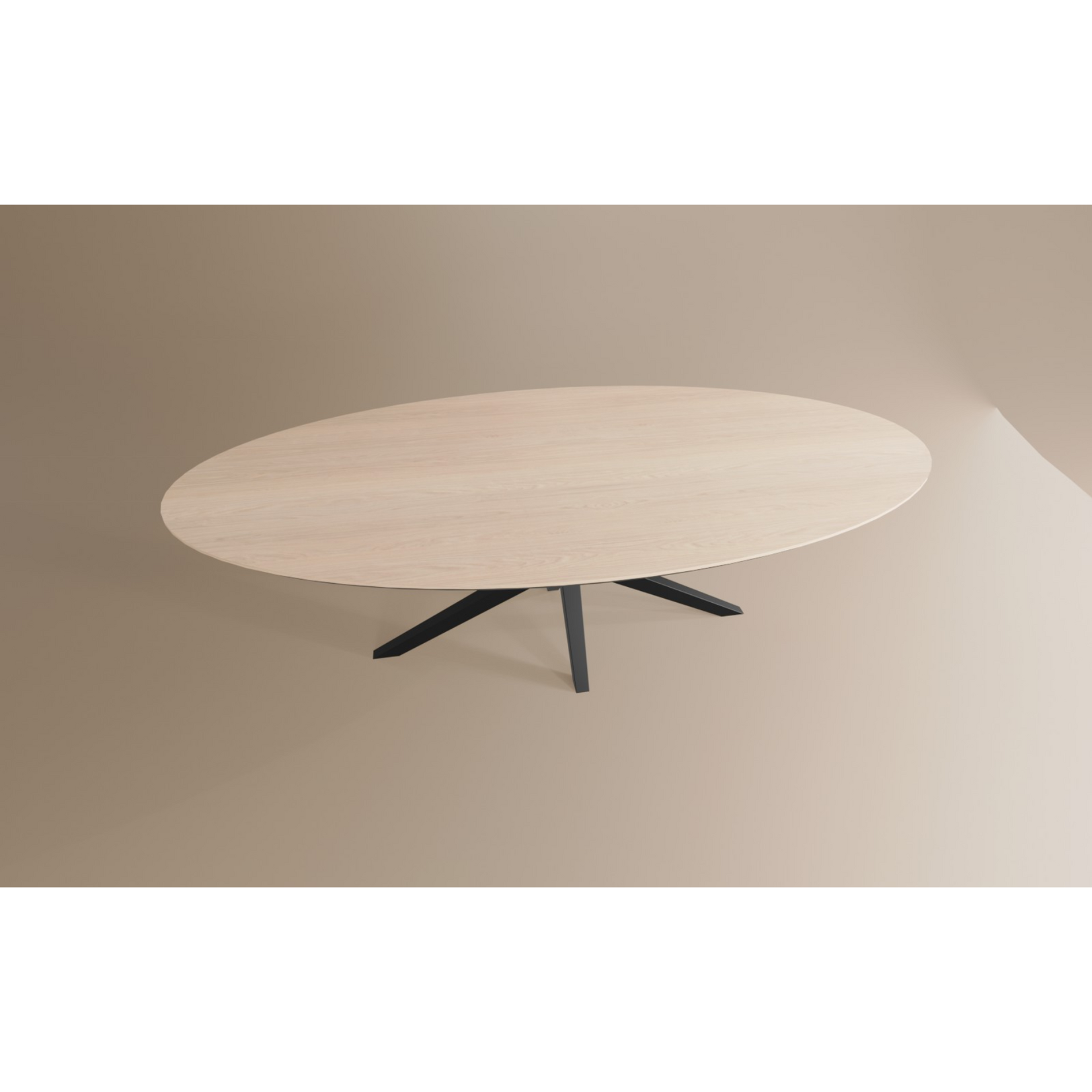 Eettafel Ovaal Lamulux 250 x 128 x 77