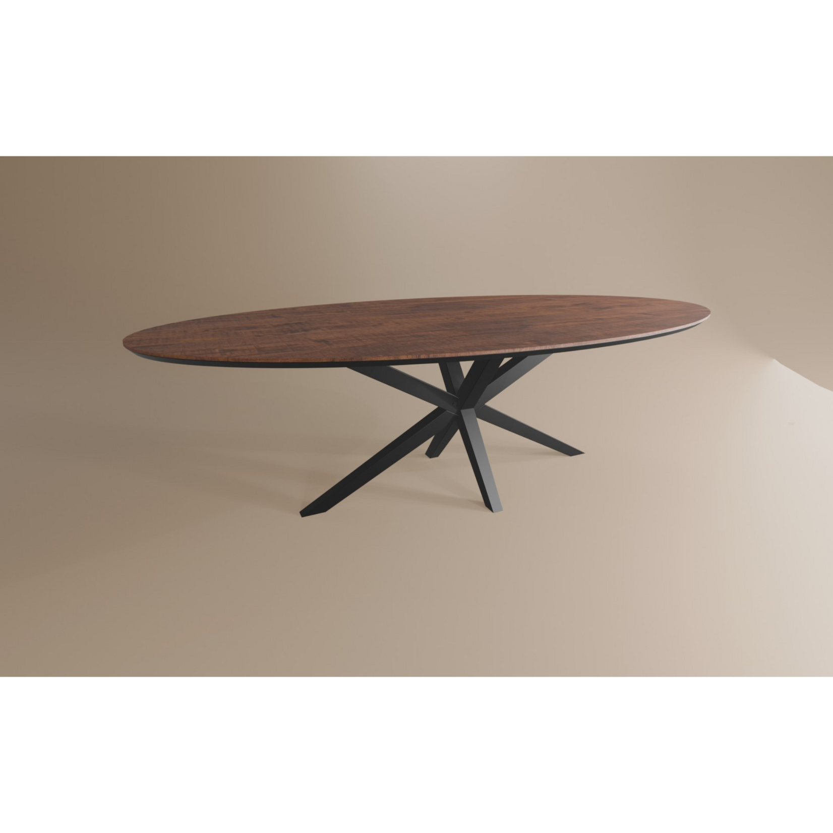 Eettafel Ovaal Lamulux 250 x 128 x 77